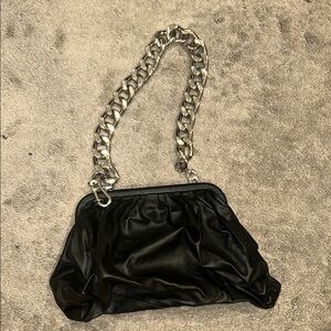 Steve Madden Black Chain Shoulder Bag